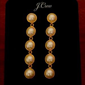 NWT JCrew Gumdrop Pearl Earrings